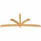 Ekena Millwork Davenport Rough Sawn Timber Gable Bracket, Western Red Cedar, 108"W x 49"H x 4"D x 4"F, 11/12 Pitch GBW108X49X0404DAV00RWR - alternate 4